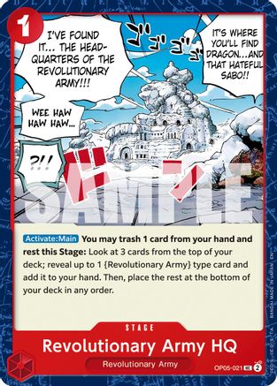 Revolutionary Army HQ (Reprint) (OP05-021) [Premium Booster -The Best- Vol. 2] One Piece Single Bandai
