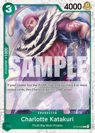 Charlotte Katakuri (Pirate Foil) (ST16-003) [Premium Booster -The Best- Vol. 2] Foil One Piece Single Bandai