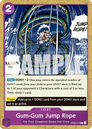 Gum-Gum Jump Rope (Reprint) (OP09-079) [Premium Booster -The Best- Vol. 2] One Piece Single Bandai