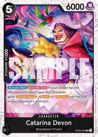 Catarina Devon (Pirate Foil) (OP09-084) [Premium Booster -The Best- Vol. 2] Foil One Piece Single Bandai