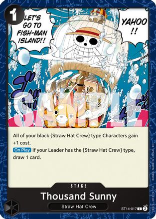 Thousand Sunny (Reprint) (ST14-017) [Premium Booster -The Best- Vol. 2] One Piece Single Bandai