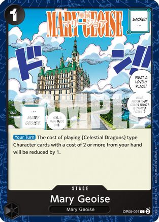 Mary Geoise (Reprint) (OP05-097) [Premium Booster -The Best- Vol. 2] One Piece Single Bandai