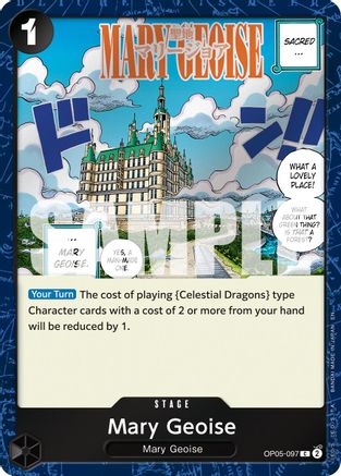 Mary Geoise (Pirate Foil) (OP05-097) [Premium Booster -The Best- Vol. 2] Foil One Piece Single Bandai