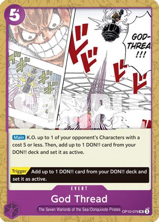 God Thread (Reprint) (OP10-079) [Premium Booster -The Best- Vol. 2] One Piece Single Bandai