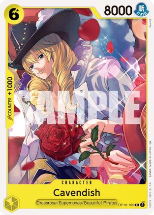 Cavendish - OP10-105 (Reprint) (OP10-105) [Premium Booster -The Best- Vol. 2] One Piece Single Bandai