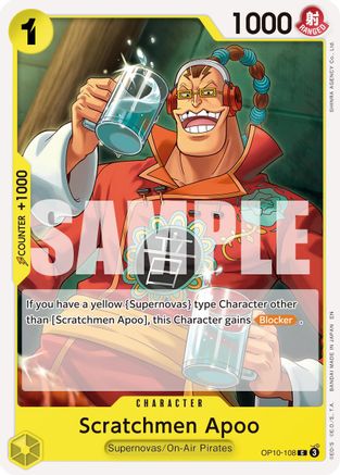 Scratchmen Apoo - OP10-108 (Reprint) (OP10-108) [Premium Booster -The Best- Vol. 2] One Piece Single Bandai