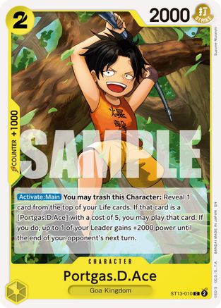 Portgas.D.Ace - ST13-010 (Reprint) (ST13-010) [Premium Booster -The Best- Vol. 2] One Piece Single Bandai