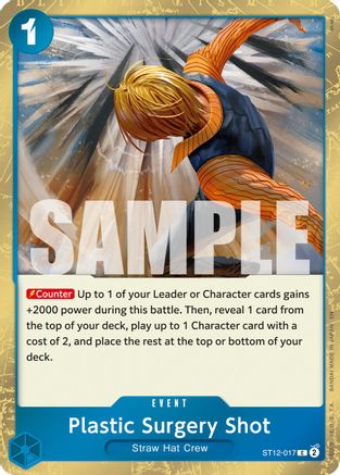 Plastic Surgery Shot - ST12-017 (Pirate Foil) (ST12-017) [Premium Booster -The Best- Vol. 2] Foil One Piece Single Bandai
