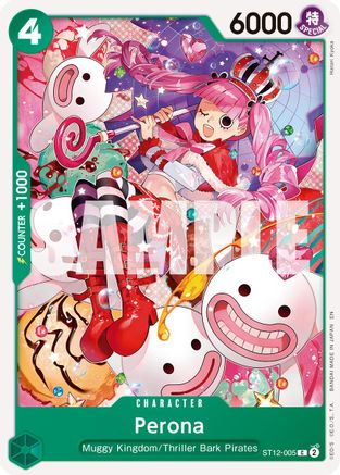 Perona (Reprint) (ST12-005) [Premium Booster -The Best- Vol. 2] One Piece Single Bandai