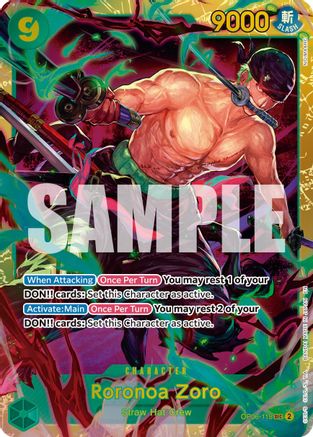 Roronoa Zoro - OP06-118 (Reprint) (OP06-118) [Premium Booster -The Best- Vol. 2] Foil One Piece Single Bandai
