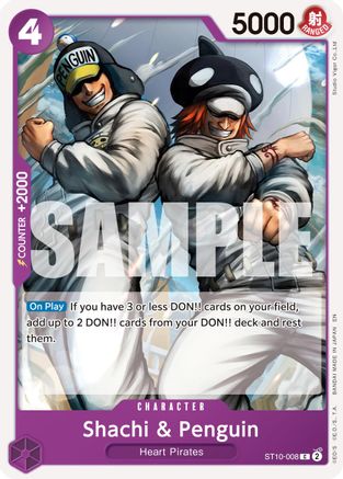 Shachi & Penguin (Reprint) (ST10-008) [Premium Booster -The Best- Vol. 2] One Piece Single Bandai