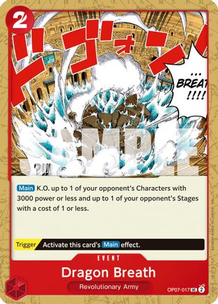 Dragon Breath (Reprint) (OP07-017) [Premium Booster -The Best- Vol. 2] One Piece Single Bandai