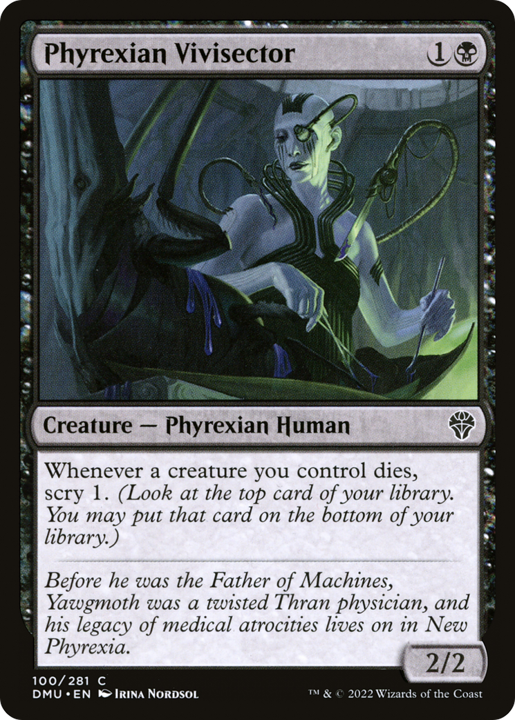 Phyrexian Vivisector (DMU-100) [Dominaria United] Foil MTG Single Wizards of the Coast