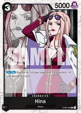 Hina (Pirate Foil) (ST06-008) [Premium Booster -The Best- Vol. 2] Foil One Piece Single Bandai