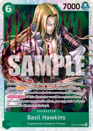 Basil Hawkins - OP07-029 (Reprint) (OP07-029) [Premium Booster -The Best- Vol. 2] Foil One Piece Single Bandai