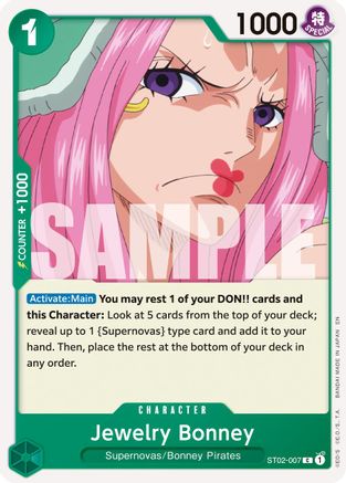 Jewelry Bonney - ST02-007 (Reprint) (ST02-007) [Premium Booster -The Best- Vol. 2] One Piece Single Bandai