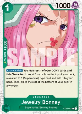 Jewelry Bonney - ST02-007 (Pirate Foil) (ST02-007) [Premium Booster -The Best- Vol. 2] Foil One Piece Single Bandai