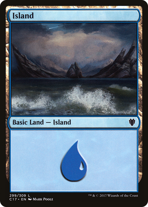 Island (C17-299) [Commander 2017] MTG Single Wizards of the Coast