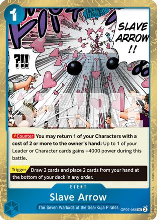 Slave Arrow (Pirate Foil) (OP07-056) [Premium Booster -The Best- Vol. 2] Foil One Piece Single Bandai