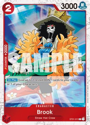 Brook - ST01-011 (Pirate Foil) (ST01-011) [Premium Booster -The Best- Vol. 2] Foil One Piece Single Bandai