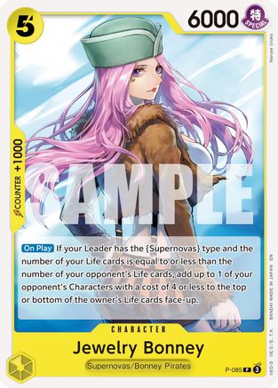 Jewelry Bonney - P-085 (Reprint) (P-085) [Premium Booster -The Best- Vol. 2] One Piece Single Bandai