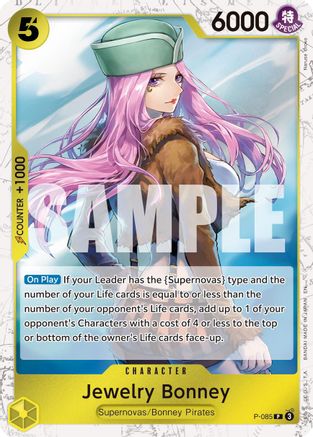 Jewelry Bonney - P-085 (Pirate Foil) (P-085) [Premium Booster -The Best- Vol. 2] Foil One Piece Single Bandai