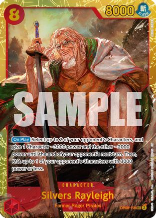Silvers Rayleigh - OP08-118 (Reprint) (OP08-118) [Premium Booster -The Best- Vol. 2] Foil One Piece Single Bandai