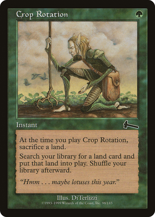 Crop Rotation (ULG-098) [Urza's Legacy] Foil MTG Single Wizards of the Coast