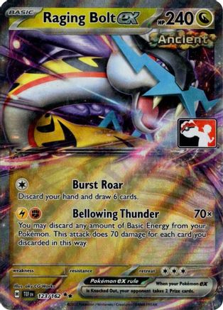 Raging Bolt ex - 123/162 (Prize Pack Series 5) Holofoil [Misc: Prize Pack Series Cards] Pokemon Single Pokémon