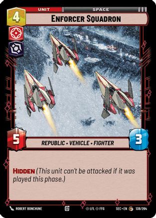 Enforcer Squadron (138/264) [Secrets of Power] Star Wars: Unlimited Single Disney