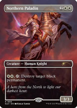 Northern Paladin (SLD-1855) [Secret Lair] Drop Series MTG Single Wizards of the Coast