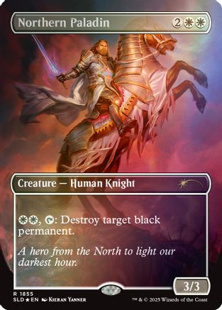 Northern Paladin (Rainbow Foil) (SLD-1855) [Secret Lair] Drop Series Foil MTG Single Wizards of the Coast