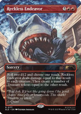 Reckless Endeavor (SLD-2177) [Secret Lair] Drop Series MTG Single Wizards of the Coast