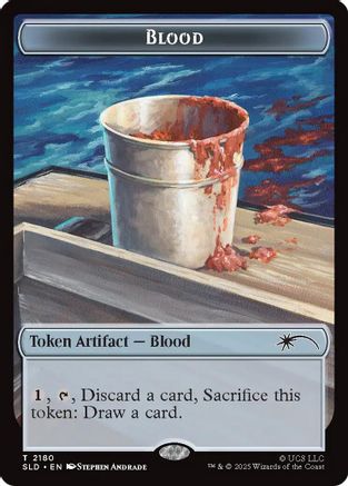 Blood Token (SLD-2180) [Secret Lair Drop Series] MTG Single Wizards of the Coast