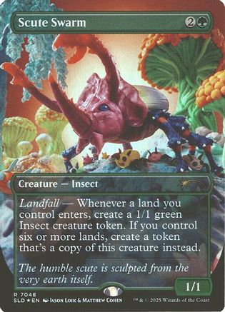 Scute Swarm (Rainbow Foil) (SLD-7048) [Secret Lair] Drop Series Foil MTG Single Wizards of the Coast
