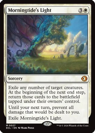 Morningtide's Light (ECL-027) [Lorwyn Eclipsed] Foil MTG Single Wizards of the Coast
