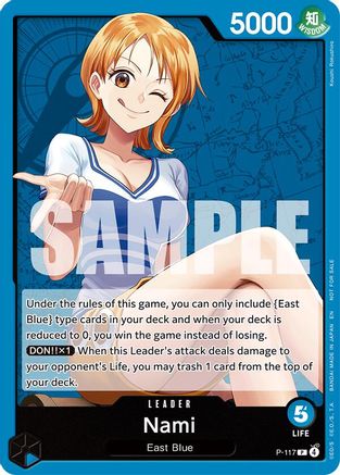Nami - P-117 (P-117) [One Piece Promotion Cards] One Piece Single Bandai