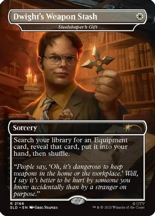 Dwight's Weapon Stash - Steelshaper's Gift (SLD-2166) [Secret Lair] Drop Series Foil MTG Single Wizards of the Coast