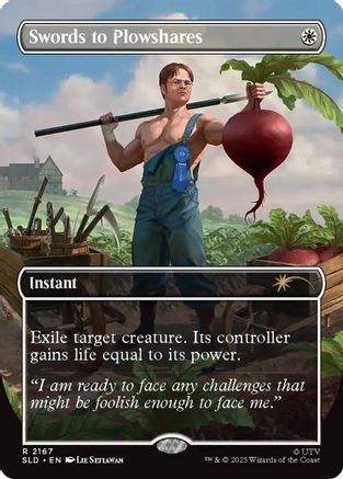 Swords to Plowshares (2167) (SLD-2167) [Secret Lair] Drop Series MTG Single Wizards of the Coast