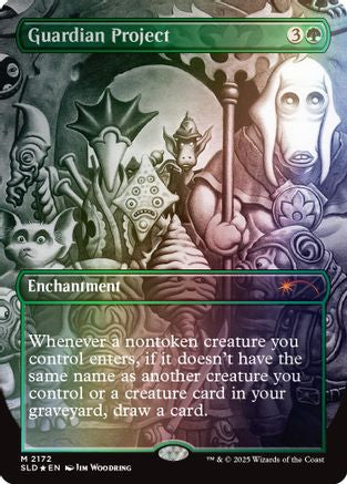 Guardian Project (Rainbow Foil) (SLD-2172) [Secret Lair] Drop Series Foil MTG Single Wizards of the Coast