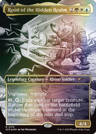 Roon of the Hidden Realm (Rainbow Foil) (SLD-2173) [Secret Lair] Drop Series Foil MTG Single Wizards of the Coast
