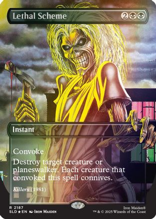 Lethal Scheme (Rainbow Foil) (SLD-2187) [Secret Lair] Drop Series Foil MTG Single Wizards of the Coast