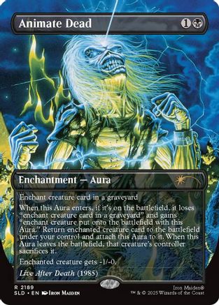 Animate Dead (SLD-2189) [Secret Lair] Drop Series MTG Single Wizards of the Coast