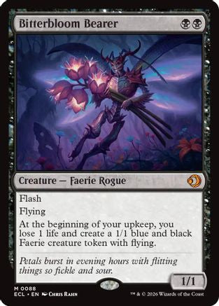 Bitterbloom Bearer (ECL-088) [Lorwyn Eclipsed] Foil MTG Single Wizards of the Coast