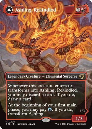 Ashling, Rekindled (ECL-290) [Lorwyn Eclipsed] MTG Single Wizards of the Coast