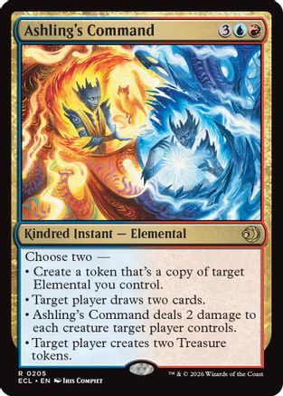 Ashling's Command (ECL-205) [Lorwyn Eclipsed] MTG Single Wizards of the Coast