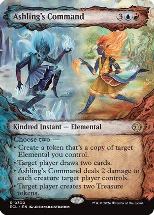 Ashling's Command (ECL-330) [Lorwyn Eclipsed] MTG Single Wizards of the Coast