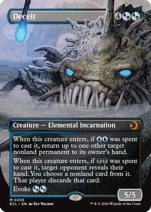 Deceit (ECL-293) [Lorwyn Eclipsed] MTG Single Wizards of the Coast