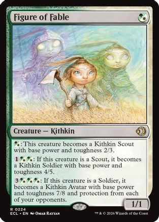 Figure of Fable (ECL-224) [Lorwyn Eclipsed] Foil MTG Single Wizards of the Coast