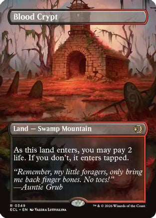 Blood Crypt (ECL-349) [Lorwyn Eclipsed] MTG Single Wizards of the Coast